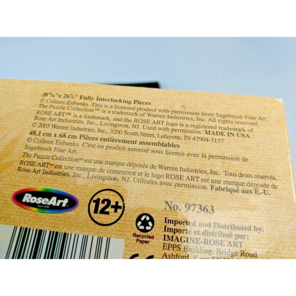 RoseArt - Collection Eubanks - Amish Country Market" 1000 Piece Puzzle COMPLETE - Picture 6 of 6